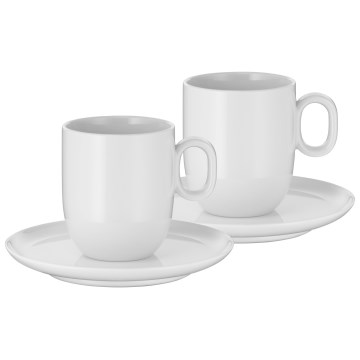 WMF - KIT 2x Cafe creme kopp med fat BARISTA 170 ml vit
