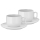 WMF - KIT 2x Cappuccinokopp med fat BARISTA 160 ml vit