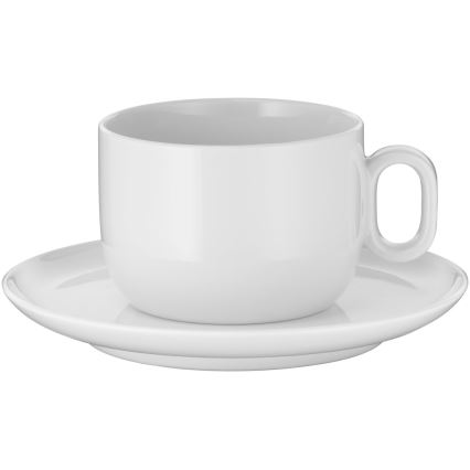 WMF - KIT 2x Cappuccinokopp med fat BARISTA 160 ml vit