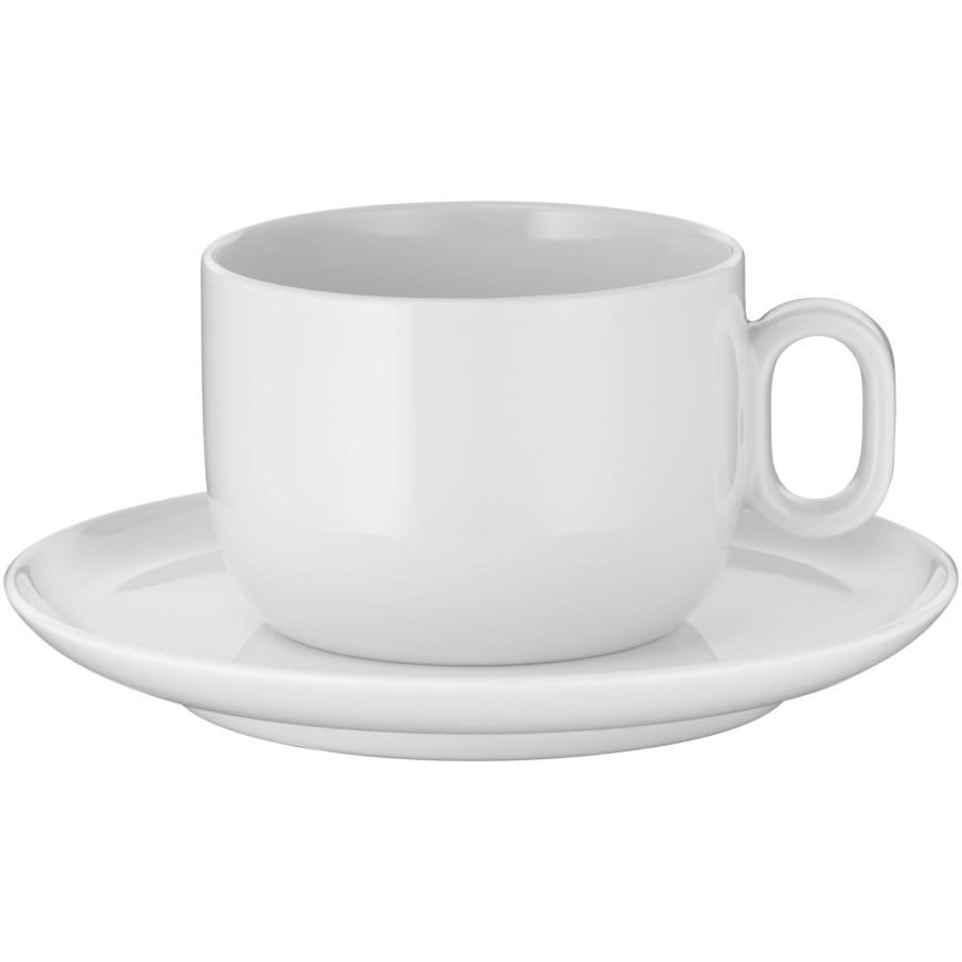 WMF - KIT 2x Cappuccinokopp med fat BARISTA 160 ml vit