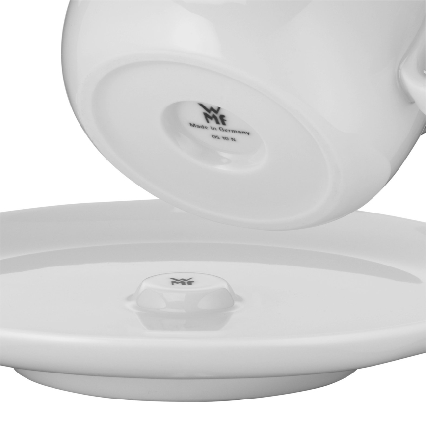 WMF - KIT 2x Cappuccinokopp med fat BARISTA 160 ml vit