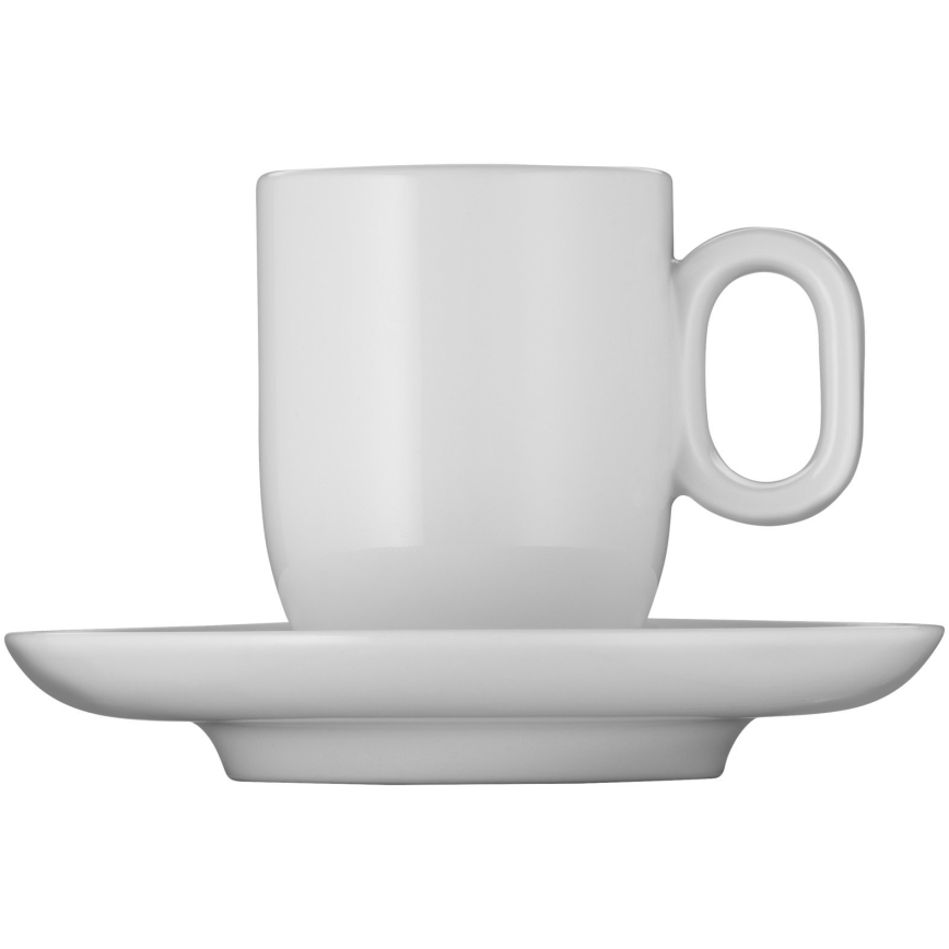 WMF - KIT 2x Espressokopp med underlägg BARISTA vit