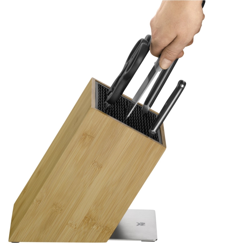 WMF - Knivställ bambu/rostfri