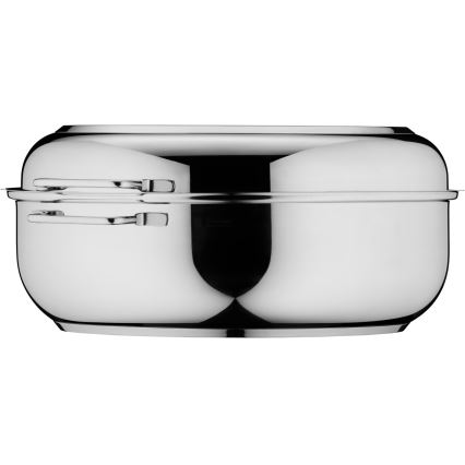 WMF - Oval stekpanna med lock  41x28,5 x18 cm rostfri