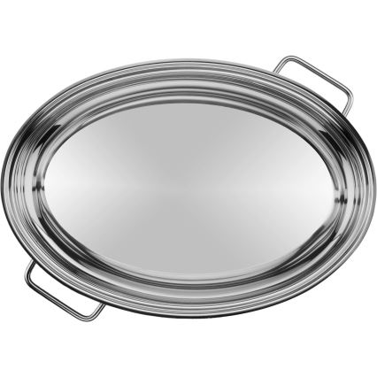 WMF - Oval stekpanna med lock  41x28,5 x18 cm rostfri