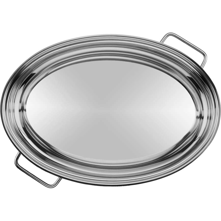 WMF - Oval stekpanna med lock  41x28,5 x18 cm rostfri