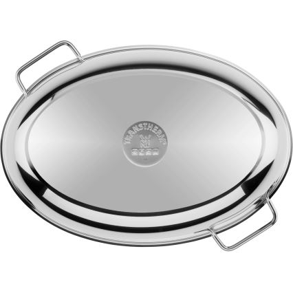 WMF - Oval stekpanna med lock  41x28,5 x18 cm rostfri