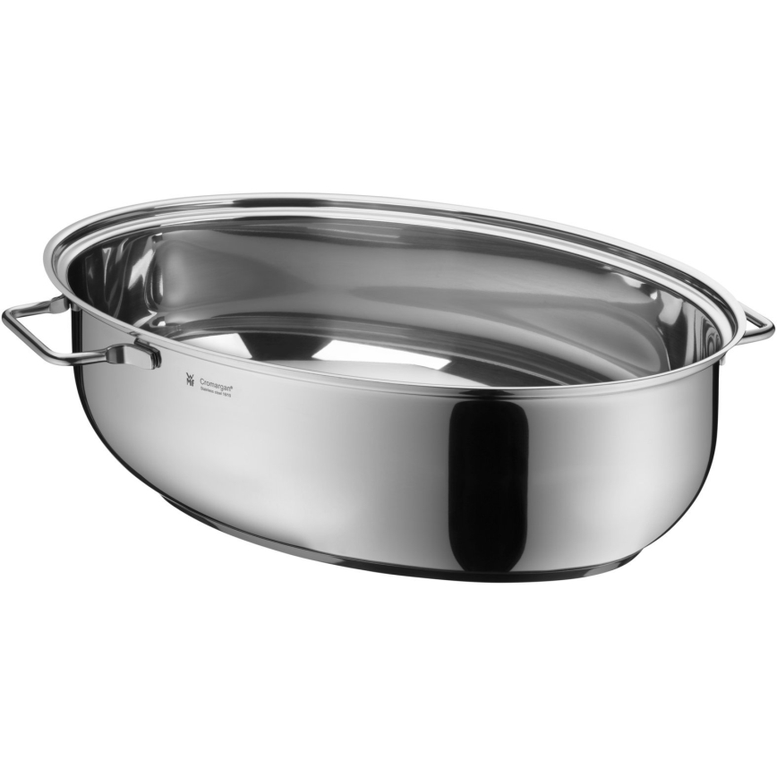 WMF - Oval stekpanna med lock  41x28,5 x18 cm rostfri