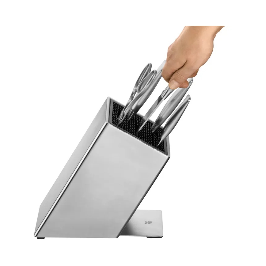 WMF - Set med 6 köksknivar i knivblock GRAND GOURMET