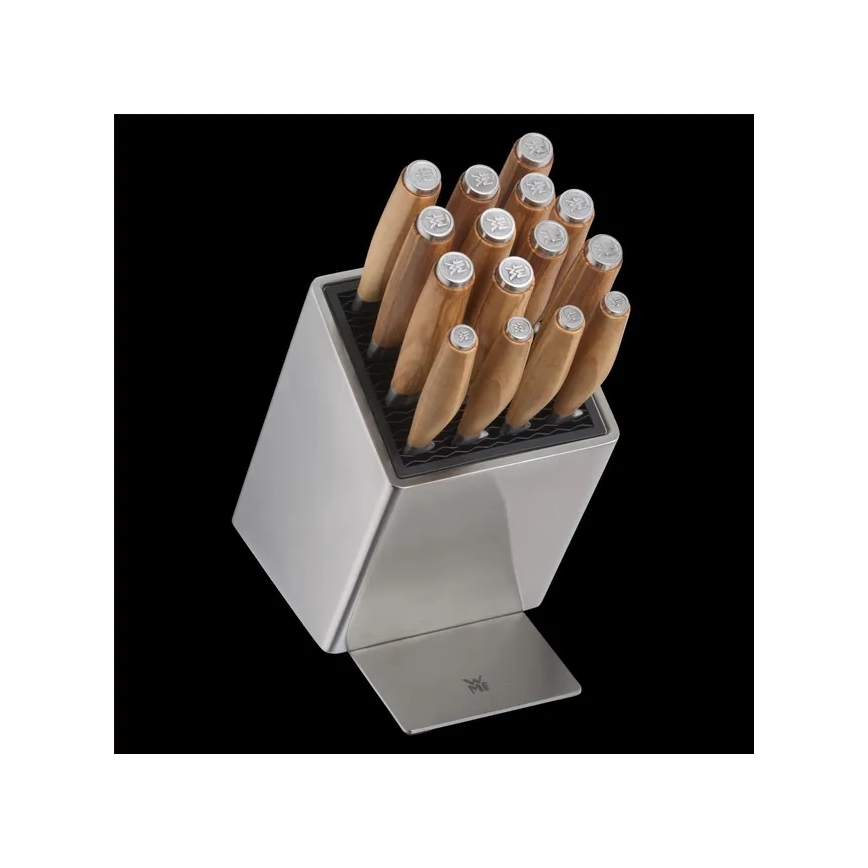 WMF - Set med köksknivar med knivblock GRAND WOOD, 6 delar