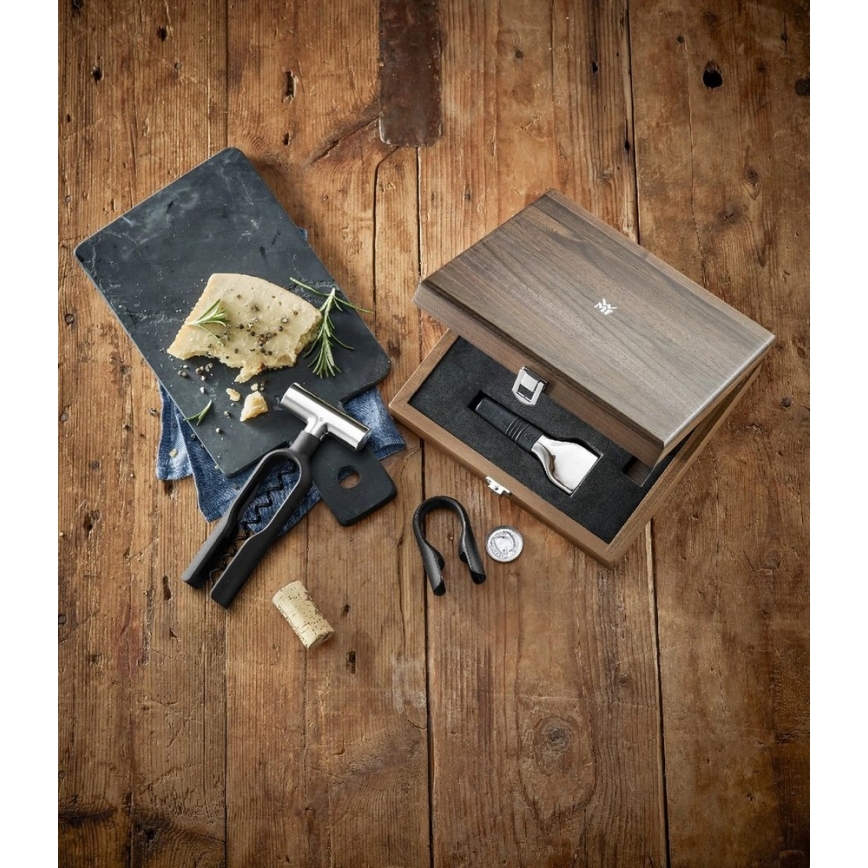 WMF - Sommelierset 3 delar, valnöt