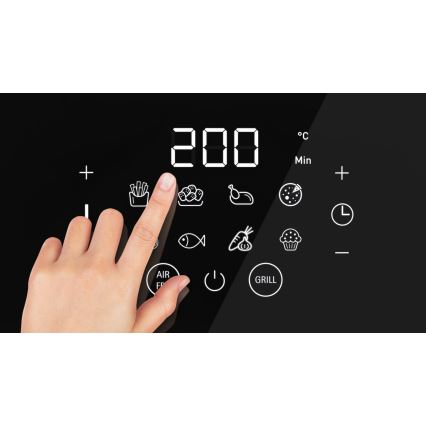 WMF - Varmluftsfritös MULTI TASTE 1550W/230V svart
