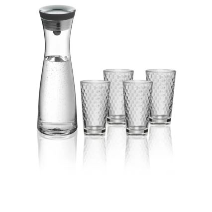 WMF - Vattenkaraff Basic 1 l + 4 glas
