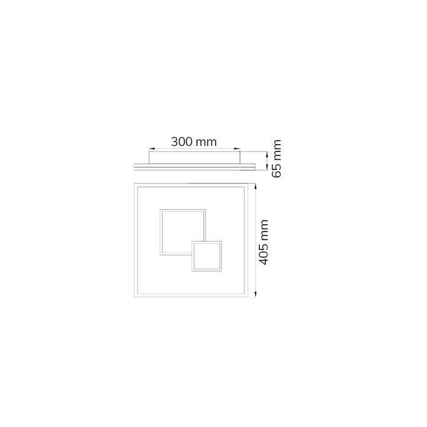 Wofi 11247 - LED Dimbar taklampa NADRA LED/27W/230V