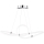 Wofi 11349 - LED ljusreglerad ljuskrona på snöre MIRA LED/50W/230V 3000K