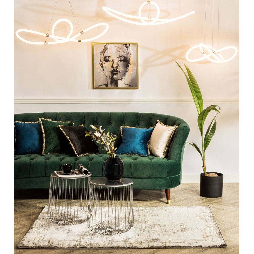Wofi 11349 - LED ljusreglerad ljuskrona på snöre MIRA LED/50W/230V 3000K