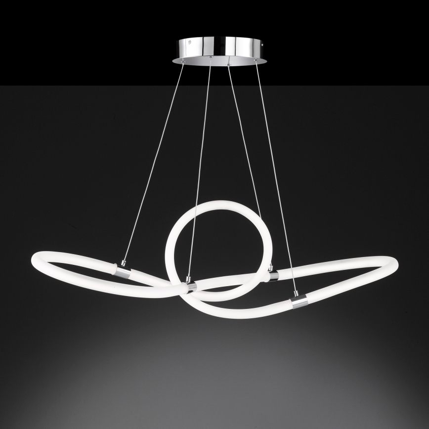Wofi 11349 - LED ljusreglerad ljuskrona på snöre MIRA LED/50W/230V 3000K