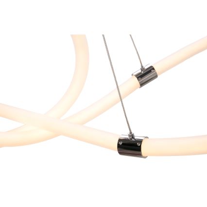 Wofi 11349 - LED ljusreglerad ljuskrona på snöre MIRA LED/50W/230V 3000K