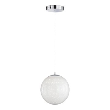 Wofi 11547 - LED ljuskrona med upphängningsrem POINT LED/11W/230V diameter 25 cm 3000K