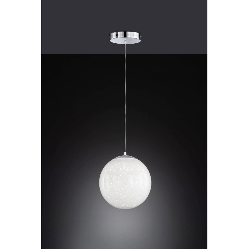 Wofi 11547 - LED ljuskrona med upphängningsrem POINT LED/11W/230V diameter 25 cm 3000K