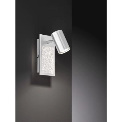 Wofi 11589 - LED väggspotlight BALI 1xGU10/5W/230V + LED/6W/230V