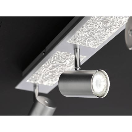 Wofi 11591 - LED spotlight BALI 3xGU10/5W/230V + 2xLED/6W/230V 3000K