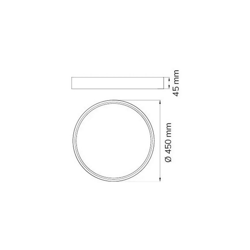 Wofi 12055 - LED ljusreglerad taklampa DUBAI LED/27,5W/230V vit