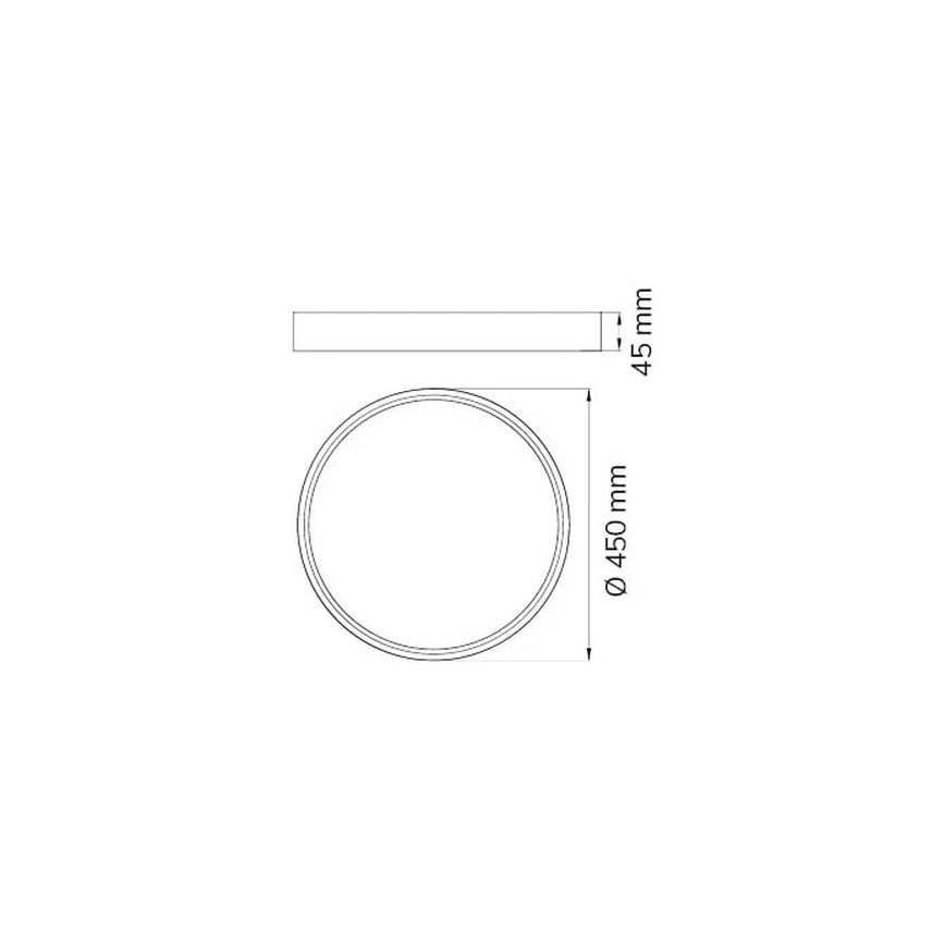 Wofi 12056 - LED ljusreglerad taklampa DUBAI LED/27,5W/230V antracit