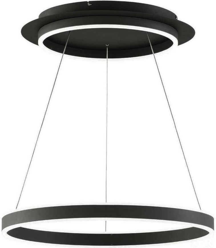 Wofi 12147 - LED ljusreglerad ljuskrona på textilsladd KEMI LED/73W/230V 3000K + fjärrkontroll