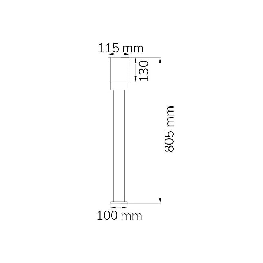 Wofi 12232 - Utomhuslampa PITA 1xE27/10W/230V IP54