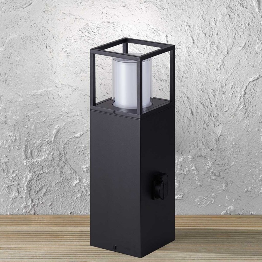 Wofi 12233 - LED utomhuslampa med uttag FILIA LED/8,5W/230V IP54 50 cm SCHUKO