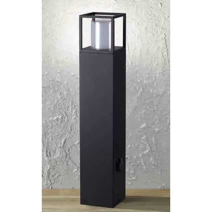 Wofi 12234 - LED utomhuslampa med uttag FILIA LED/8,5W/230V IP54 80 cm SCHUKO