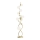 Wofi 3014-901 - LED golvlampa NANCY 9xG9/3,5W/230V guld/vit