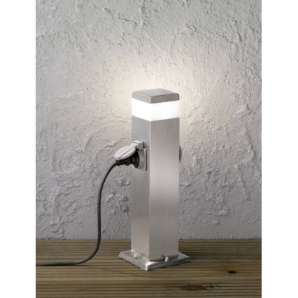 Wofi 3054.01.97.7000 - LED Utomhuslampa med 2 uttag TARA LED/7W/230V IP44 SCHUKO