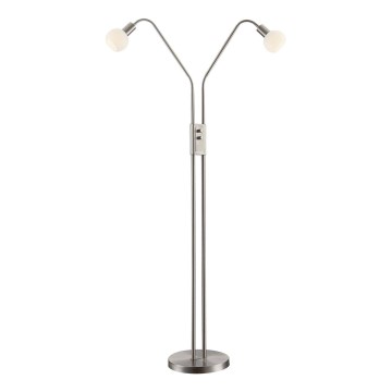 Wofi 307102640000 - LED Dimbar golvlampa NOIS 2xLED/5W/230V