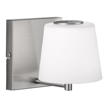 Wofi 4015.01.64.9000 - LED Dimbar vägglampa med USB-port GENK LED/2W/230V