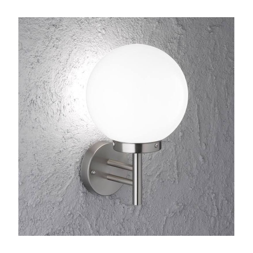 Wofi 4033.01.97.7000 - Vägglampa för utomhusbruk REMO 1xE27/60W/230V IP44