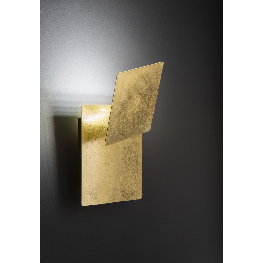 Wofi 4048-101Q - LED väggbelysning BAYONNE LED/6,5W/230V guld