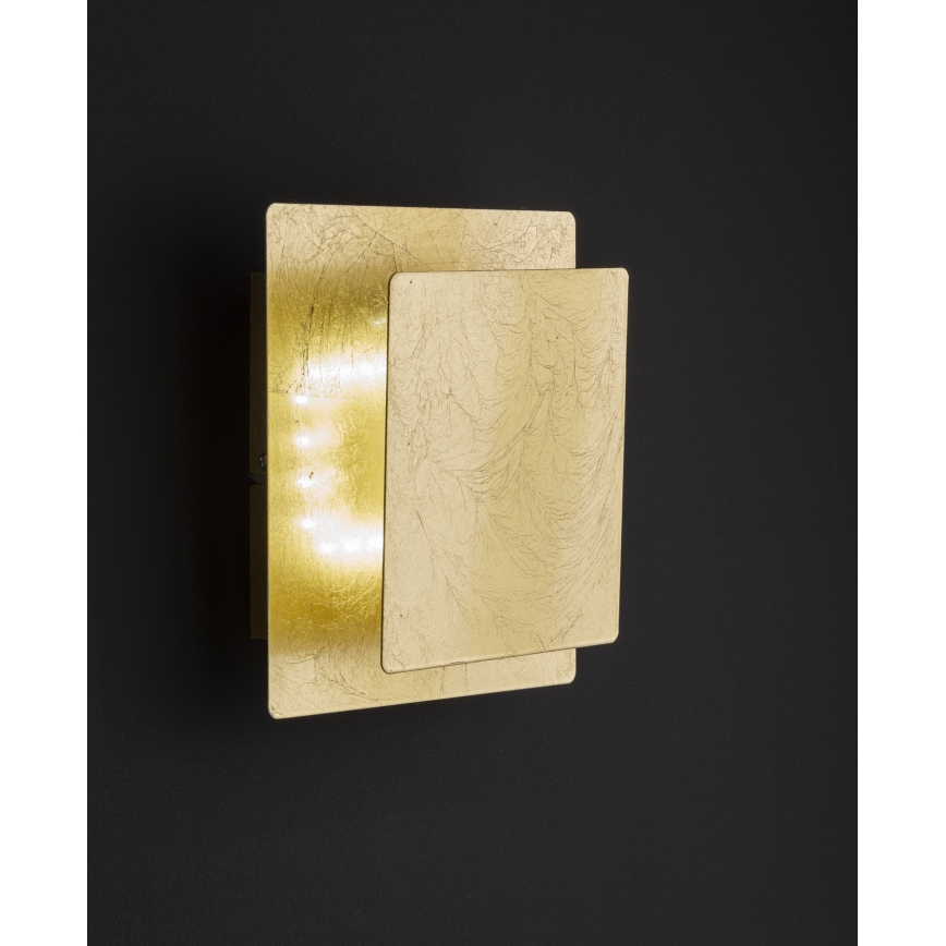 Wofi 4048-101Q - LED väggbelysning BAYONNE LED/6,5W/230V guld