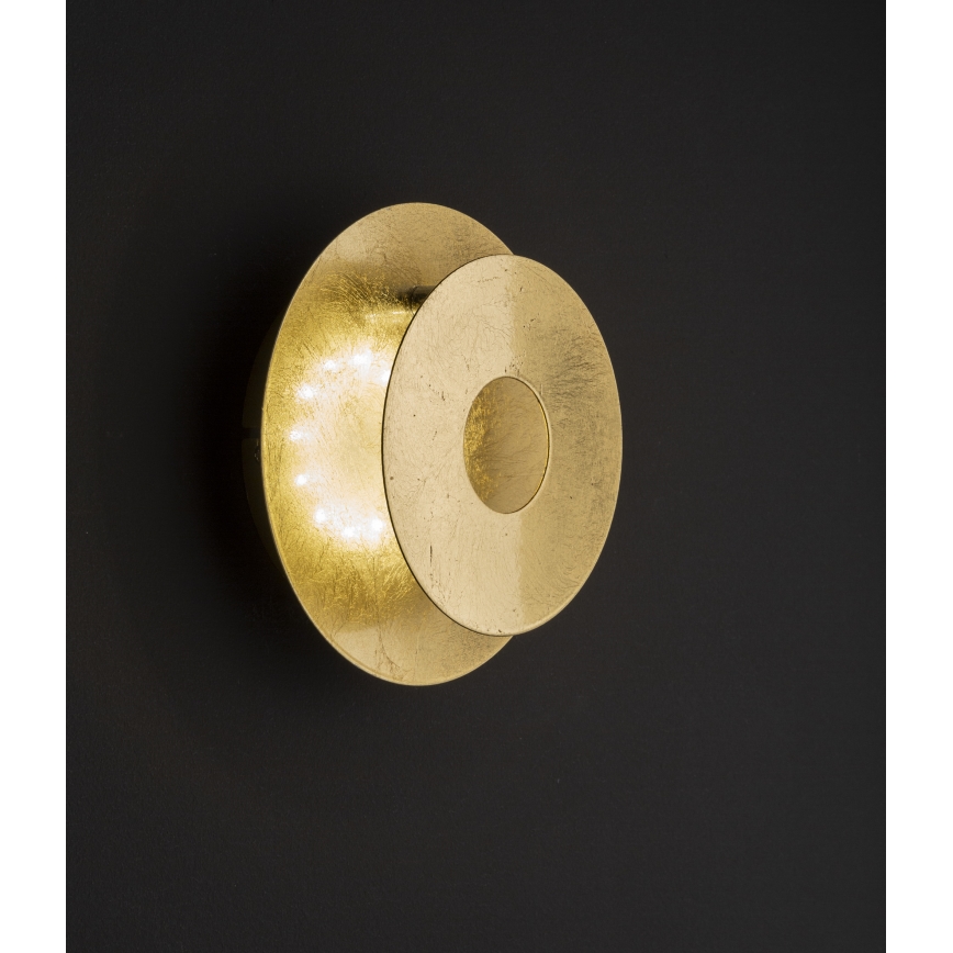 Wofi 4048-101R - LED väggbelysning BAYONNE LED/6,5W/230V guld