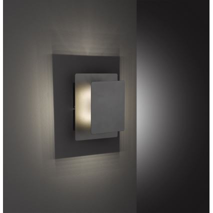 Wofi 4048-102Q - LED väggbelysning BAYONNE LED/6,5W/230V antracit