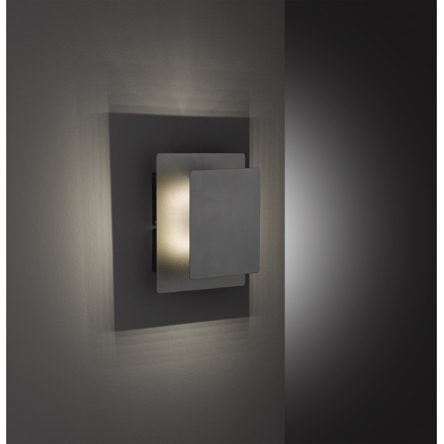 Wofi 4048-102Q - LED väggbelysning BAYONNE LED/6,5W/230V antracit