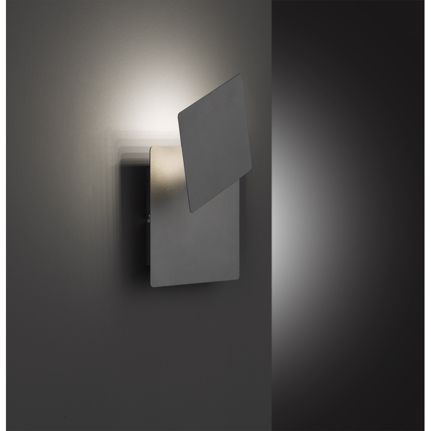 Wofi 4048-102Q - LED väggbelysning BAYONNE LED/6,5W/230V antracit