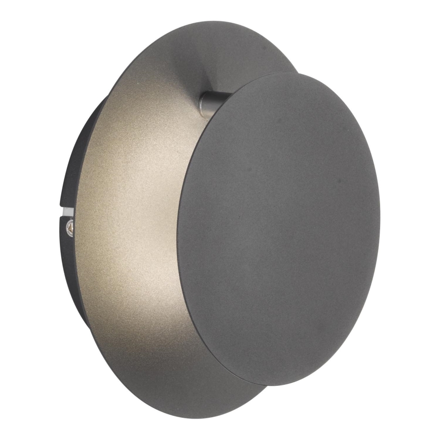 Wofi 4048-102R - LED väggbelysning BAYONNE LED/6,5W/230V antracit