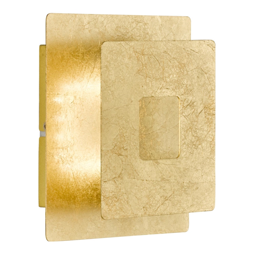 Wofi 4048-201Q - LED väggbelysning BAYONNE LED/6,5W/230V guld