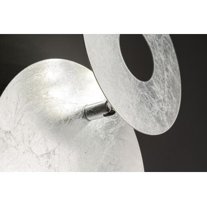 Wofi 4048-203R - LED väggbelysning BAYONNE LED/6,5W/230V silver