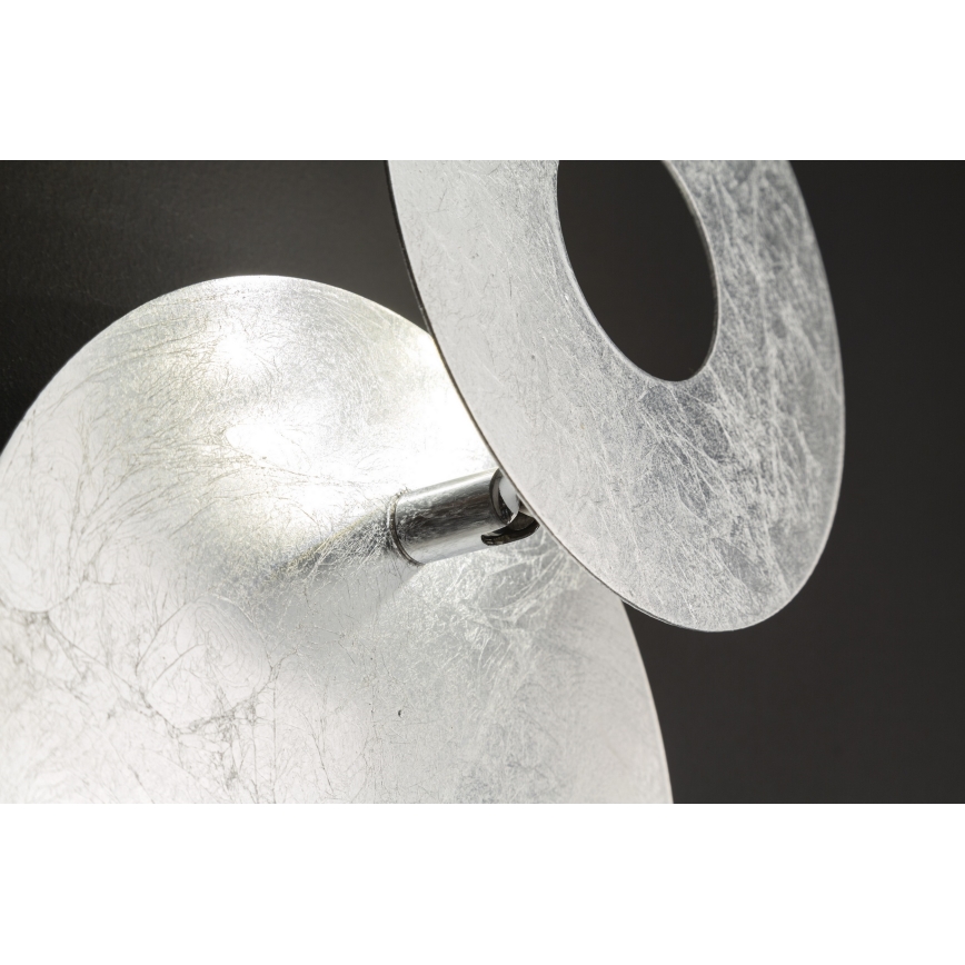 Wofi 4048-203R - LED väggbelysning BAYONNE LED/6,5W/230V silver