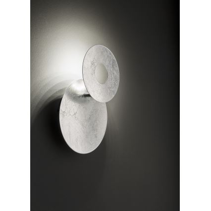 Wofi 4048-203R - LED väggbelysning BAYONNE LED/6,5W/230V silver