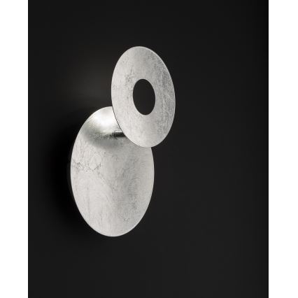 Wofi 4048-203R - LED väggbelysning BAYONNE LED/6,5W/230V silver