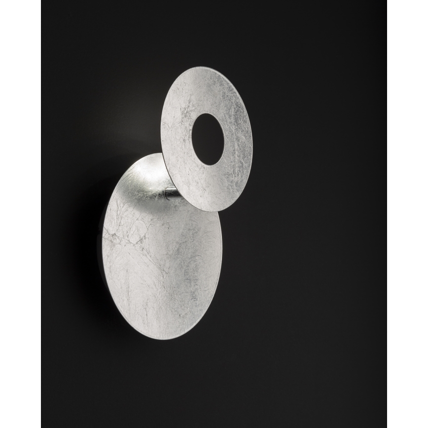 Wofi 4048-203R - LED väggbelysning BAYONNE LED/6,5W/230V silver